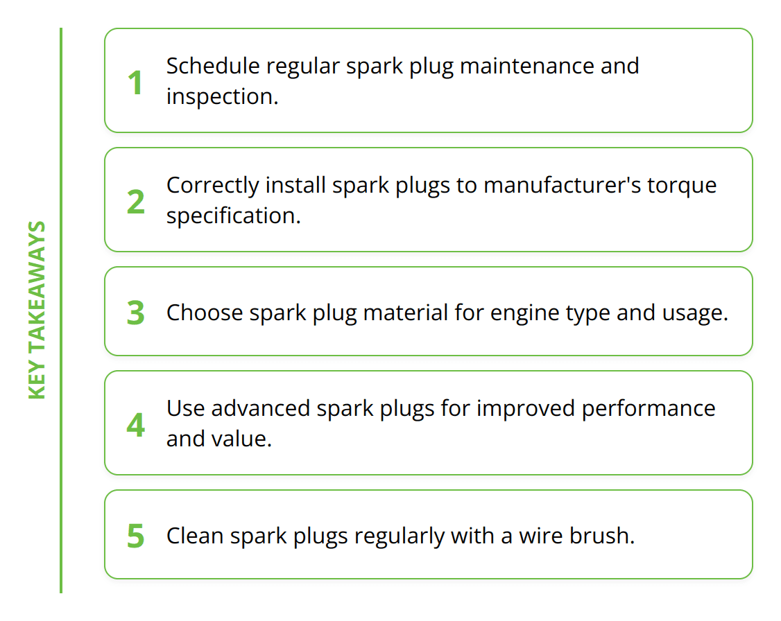 Key Takeaways - What Determines Spark Plug Reclamation Value